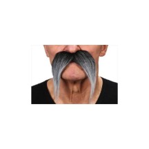 Moustache Gauloise Noire Méchée – Accessoire Déguisement - 26430I - Barbes et moustaches