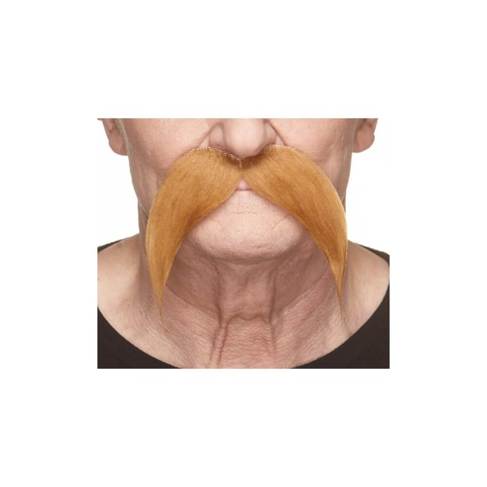 Moustache Gauloise Blonde – Accessoire Déguisement - 26430MI - Barbes et moustaches