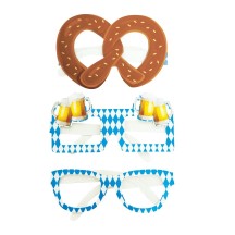 Lunettes Cartonnées Oktoberfest Lot de 6 Pas Cher | Accessoire Fête Bavaroise | Fiesta Factory