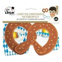 Lunettes Cartonnées Oktoberfest – Lot de 6 - 23846 - Lunettes fantaisie