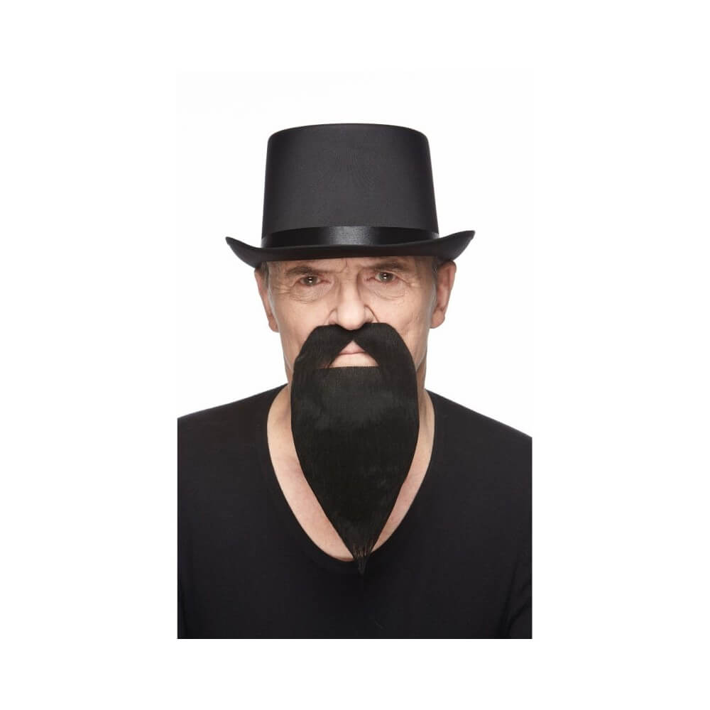 Bouc Fourni Noir – Accessoire Déguisement - 26434G - Barbes et moustaches