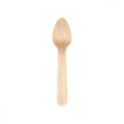 Petites Cuillères en Bois 11 cm – Paquet de 100 - G10054W - Couverts en bois