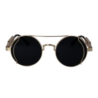 Lunettes Steampunk Rondes Monture Métal Pas Cher | Accessoire Vintage | Fiesta Factory