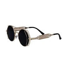 Lunettes Steampunk Rondes – Monture Métal - 24345 - Lunettes fantaisie