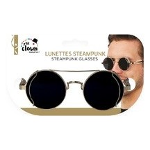 Lunettes Steampunk Rondes – Monture Métal - 24345 - Lunettes fantaisie