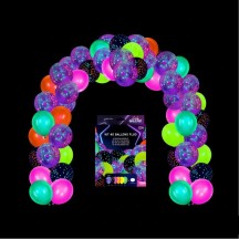 Kit 40 Ballons Fluo Néon UV 30 cm pas cher – Fiesta Factory à petit prix