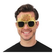 Lunettes Happy New Year – Or - 24433 - Lunettes fantaisie