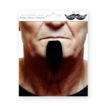 Barbichette Noire – Accessoire Déguisement - 26440MF - Barbes et moustaches