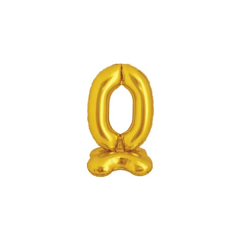 Ballon Aluminium Chiffre à Poser Or 1M de 0 à 9 - BaPO401 - Ballons aluminium
