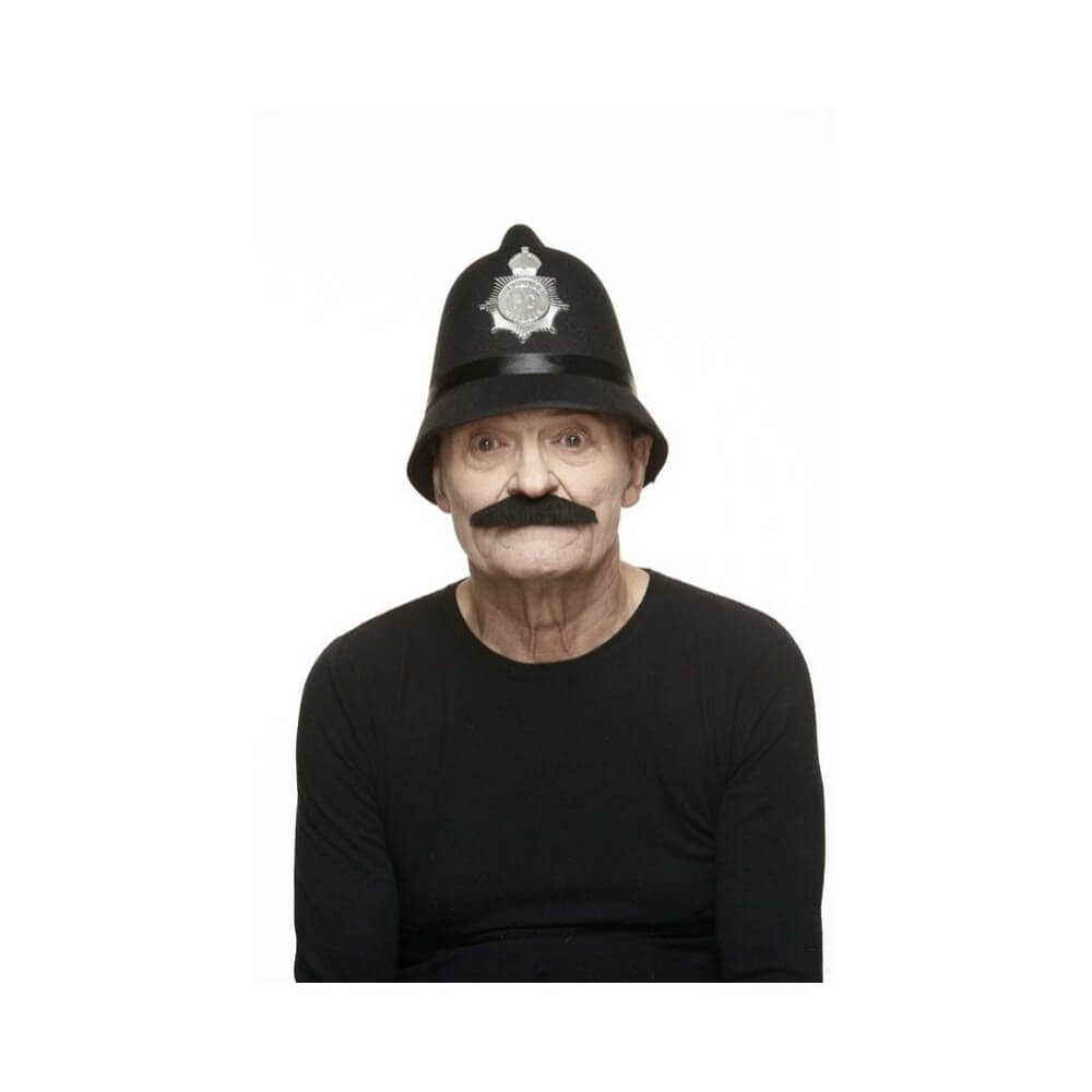 Moustache Policier Noire – Accessoire Déguisement - 26505SK - Barbes et moustaches