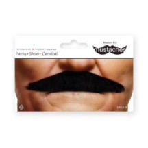 Moustache Policier Noire – Accessoire Déguisement - 26505SK - Barbes et moustaches