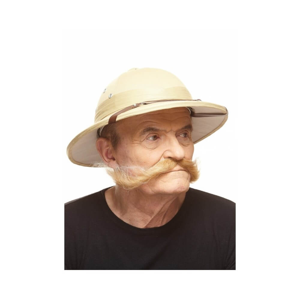 Moustache Aventurier Blonde – Accessoire Déguisement - 26544LC - Barbes et moustaches