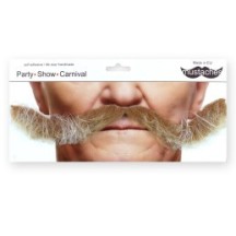 Moustache Aventurier Blonde – Accessoire Déguisement - 26544LC - Barbes et moustaches