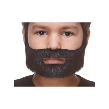 Barbe Enfant Noire Pas Cher | Accessoire Déguisement | Fiesta Factory