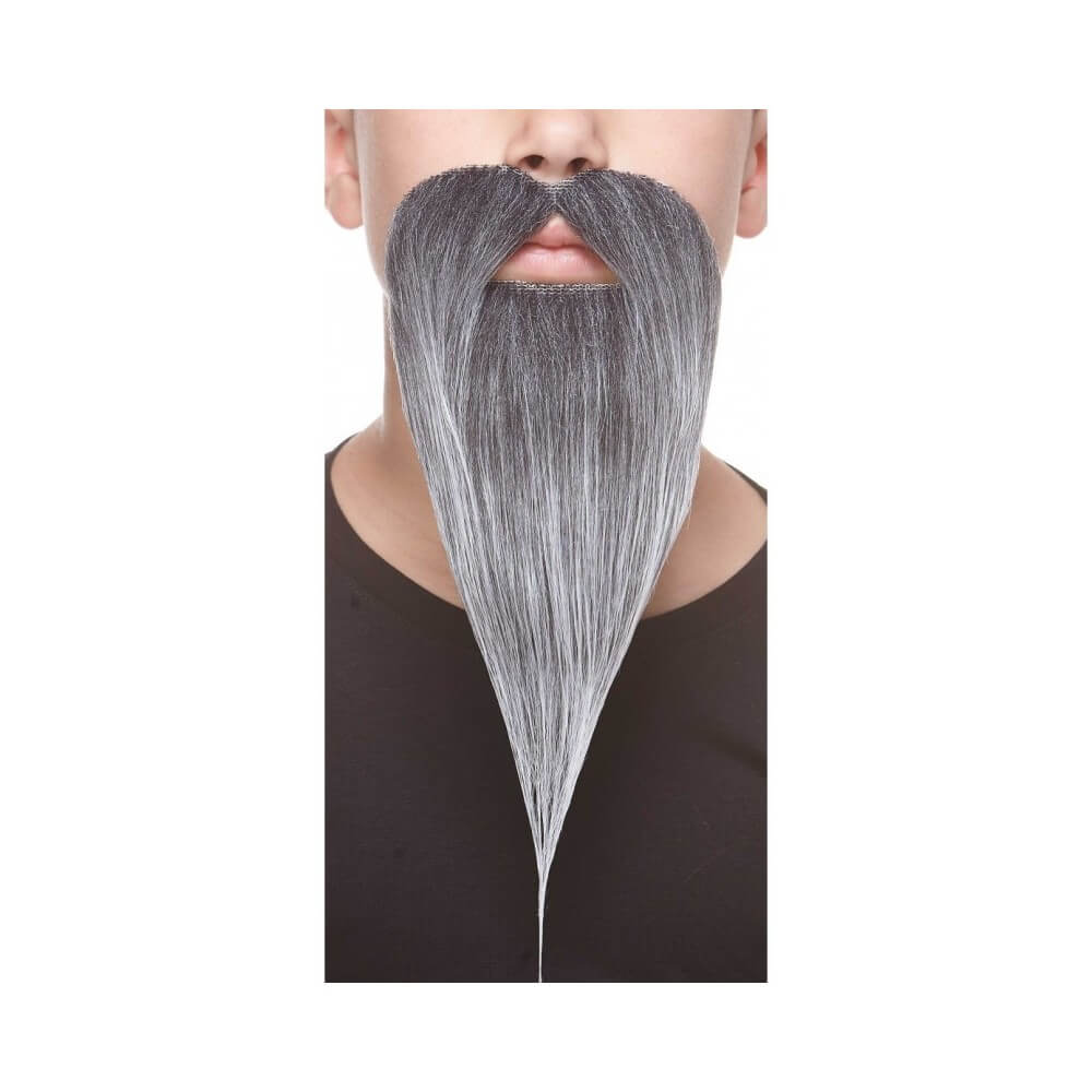 Bouc Fourni Enfant Noir Méché Pas Cher | Accessoire Déguisement | Fiesta Factory