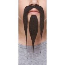 Moustache Longue Style Chinois Enfant Noir Brillant Pas Cher | Fiesta Factory