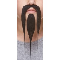 Moustache Longue Style Chinois Enfant Noir Brillant Pas Cher | Fiesta Factory