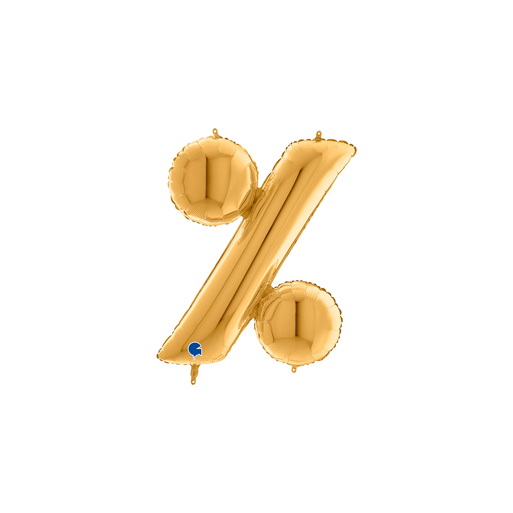 Ballon Aluminium % Or 1M Pas Cher – Décoration Fête | Fiesta Factory