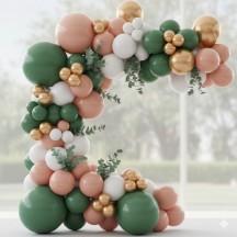 Kit 112 Ballons + Feuillage + Accessoires - 41118 - Arches & guirlandes de ballons