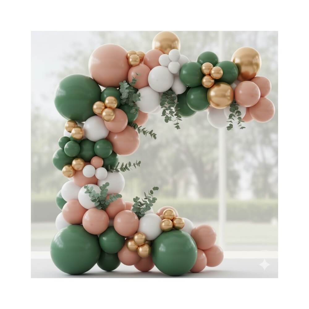 Kit 112 Ballons + Feuillage + Accessoires - 41118 - Arches & guirlandes de ballons