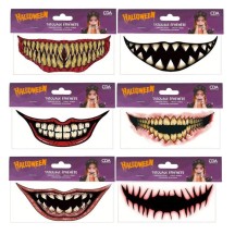 Tatouage Éphémère HORROR MOUTH – Modèle Aléatoire - 27730 - Accueil