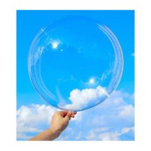 Lot 3 Ballons Bubble Transparente 40-45 cm – Décoration Élégante | Fiesta Factory à Petit Prix