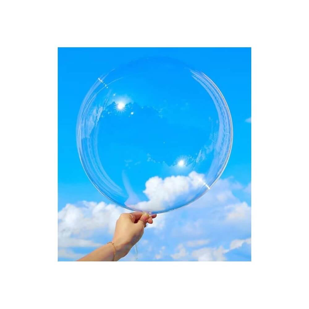 Bubble Ballon Transparent 40-45 cm x3 - 41130 - Ballons latex
