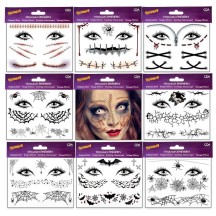 Tatouage Éphémère HORROR HALLOWEEN – Modèle Aléatoire - 27837 - Accueil