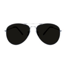 Lunettes Aviateur – Noir - 25971 - Lunettes fantaisie