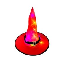 Chapeau Sorcière LED 3 Fonctions – Coloris Aléatoire - 11080 - Chapeaux