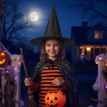 Chapeau de Sorcière PM 33 x 34 cm Polyester - 25780 - Chapeaux