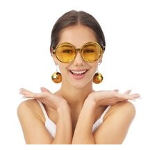 Lunettes Disco Boules à Facette – Couleur Aléatoire - 35001 - Lunettes fantaisie