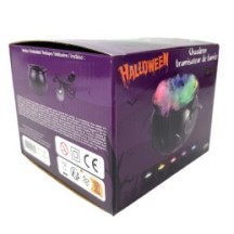 Chaudron PE 11 x 8,5 cm avec Brumisateur Fumée LED - 25790 - Machines à Effet