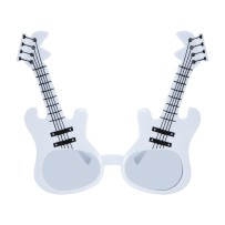 Lunettes Guitare Blanche pas cher | Fiesta Factory