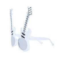 Lunettes Guitare – Blanc - 35035 - Lunettes fantaisie
