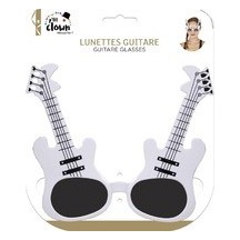 Lunettes Guitare – Blanc - 35035 - Lunettes fantaisie