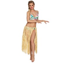 Jupe Hawaïenne Raffia Naturelle - B52238 - Costumes adulte