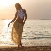 Jupe Hawaïenne Raffia Naturelle - B52238 - Costumes adulte