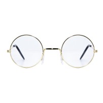 Lunettes Rondes Or pas cher | Fiesta Factory