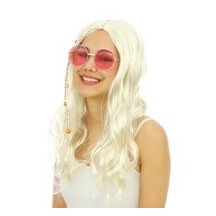 Lunettes Hippie – Rose - 35267 - Lunettes fantaisie