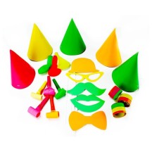 Sachet Cotillons FLUO 5 Personnes Nouvel An | Fiesta Factory