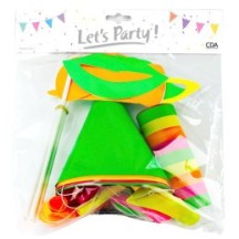 Sachet Cotillons FLUO 5 Personnes Nouvel An | Fiesta Factory