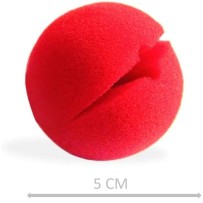 Nez de Clown Rouge 5 cm en Mousse | Fiesta Factory