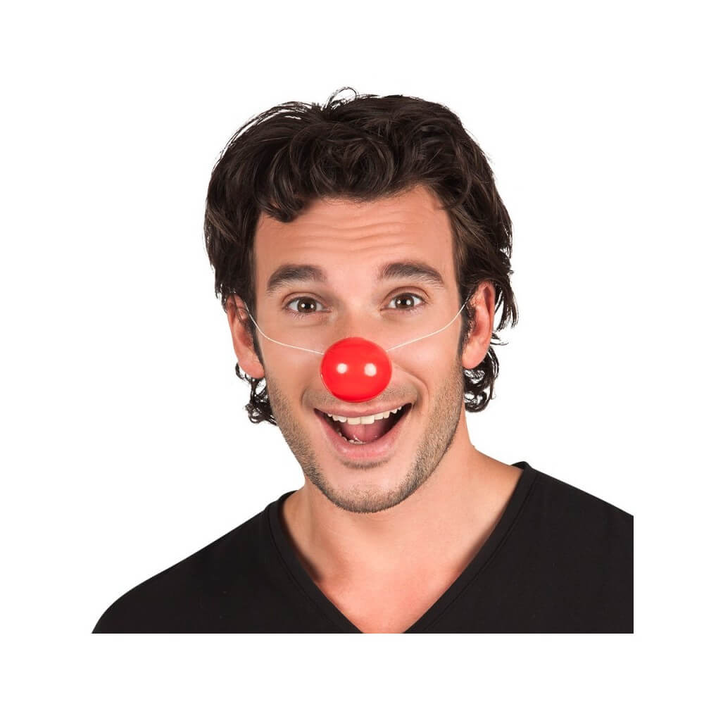 Sachet 6 Nez Clown Plastique - B42057 - Accessoires de déguisement