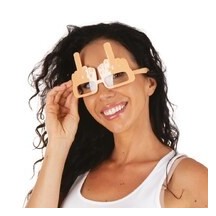 Lunettes Doigt d’Honneur pas cher | Fiesta Factory