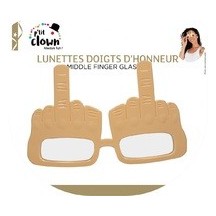 Lunettes Doigt d’Honneur pas cher | Fiesta Factory