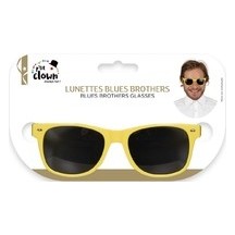 Lunettes Blues Brothers – Jaune Fluo - 35891 - Lunettes fantaisie