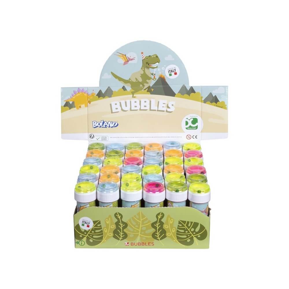 Bulles de Savon Dino Party 60 ml – À l’unité - B50065 - Bulles de Savon