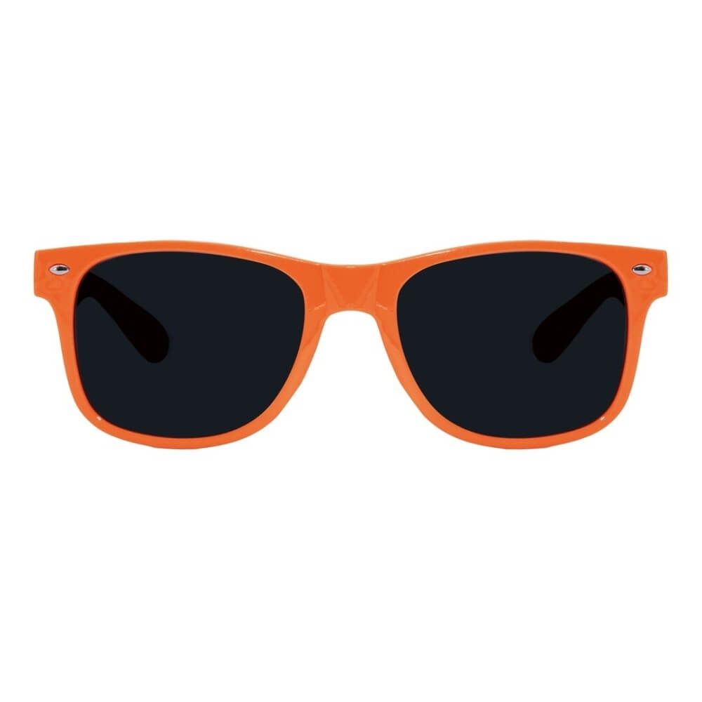 Lunettes Blues Brothers Orange Fluo pas cher | Fiesta Factory
