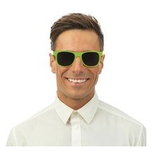Lunettes Blues Brothers – Vert Fluo - 35893 - Lunettes fantaisie